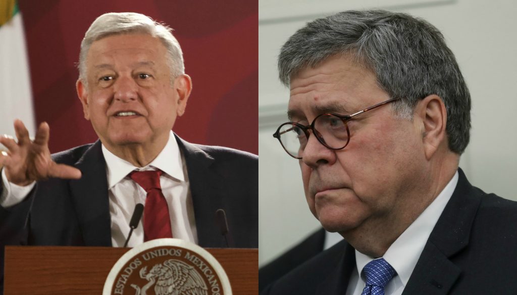 AMLO recibirá a William Barr, fiscal general de EU, para tratar el tema de seguridad