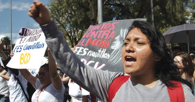 Alumnos de La Facultad de Estudios Superiores Cuautitlán Campo 1 fueron los primeros en iniciar un paro por la violencia de género que se vive al interior de las aulas