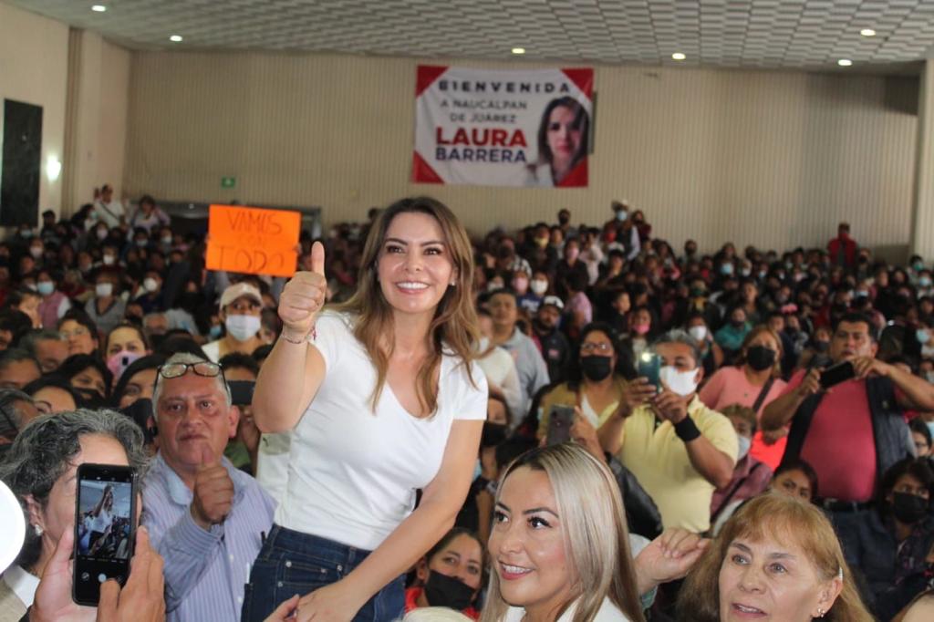 Laura Barrera Fortoul une a líderes del PAN, PRD y PRI en Naucalpan